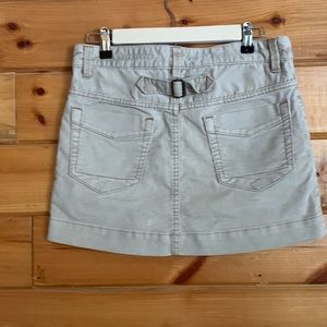 Gap 1969 Limited Edition Corduroy Khaki Mini Skirt Size 4.